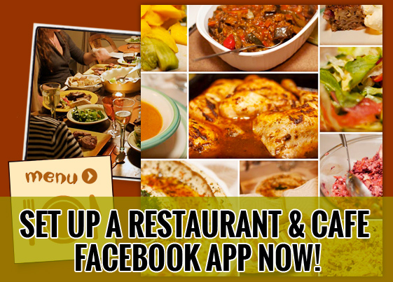 Restaurant and Cafe Facebook App