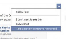 Facebook Newsfeed Survey