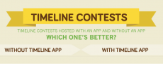 facebook timeline contest infographic